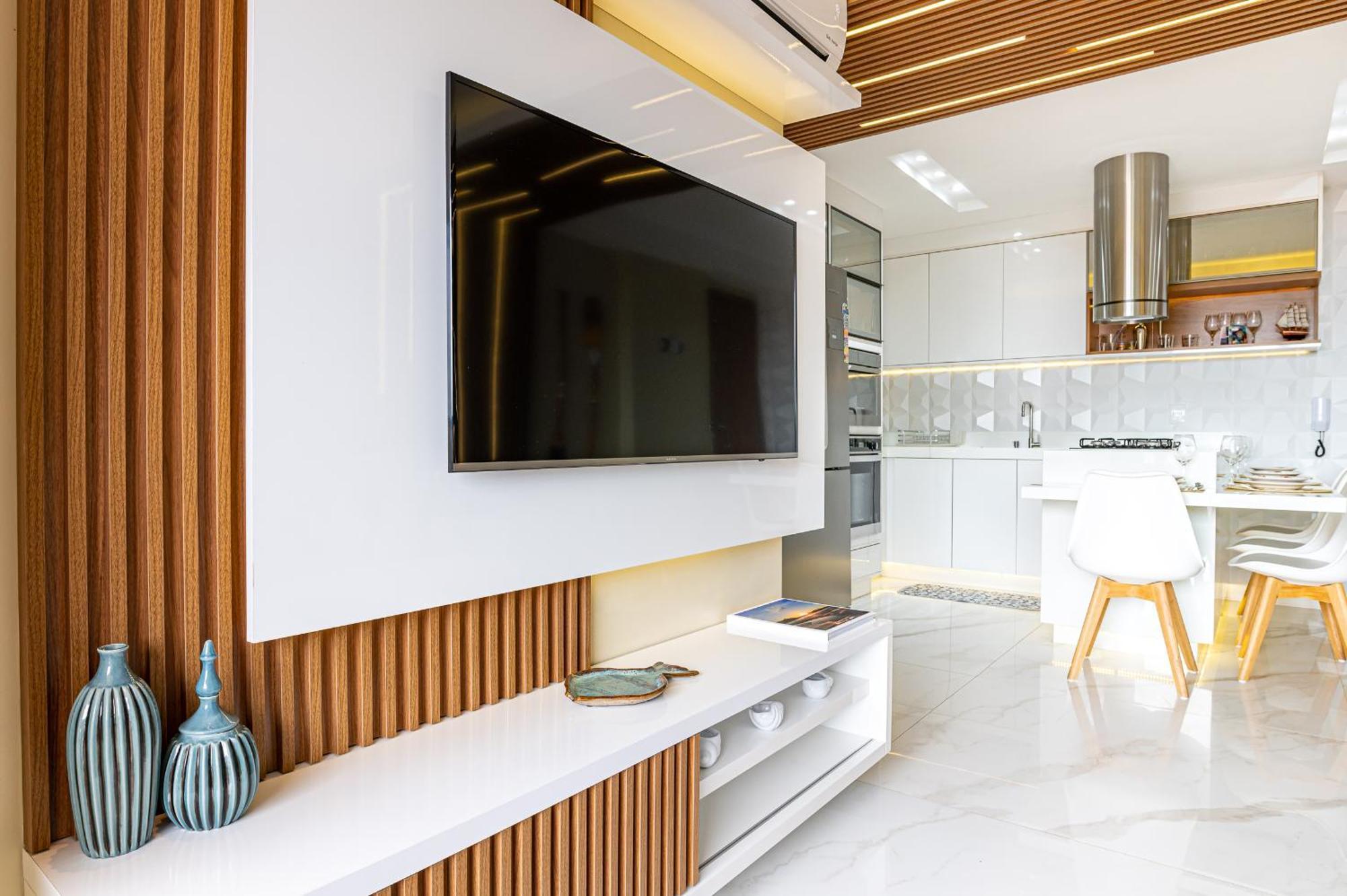 Apartamento Cupe Living Beira Mar Flat Luxo Sofisticado 3qts *
