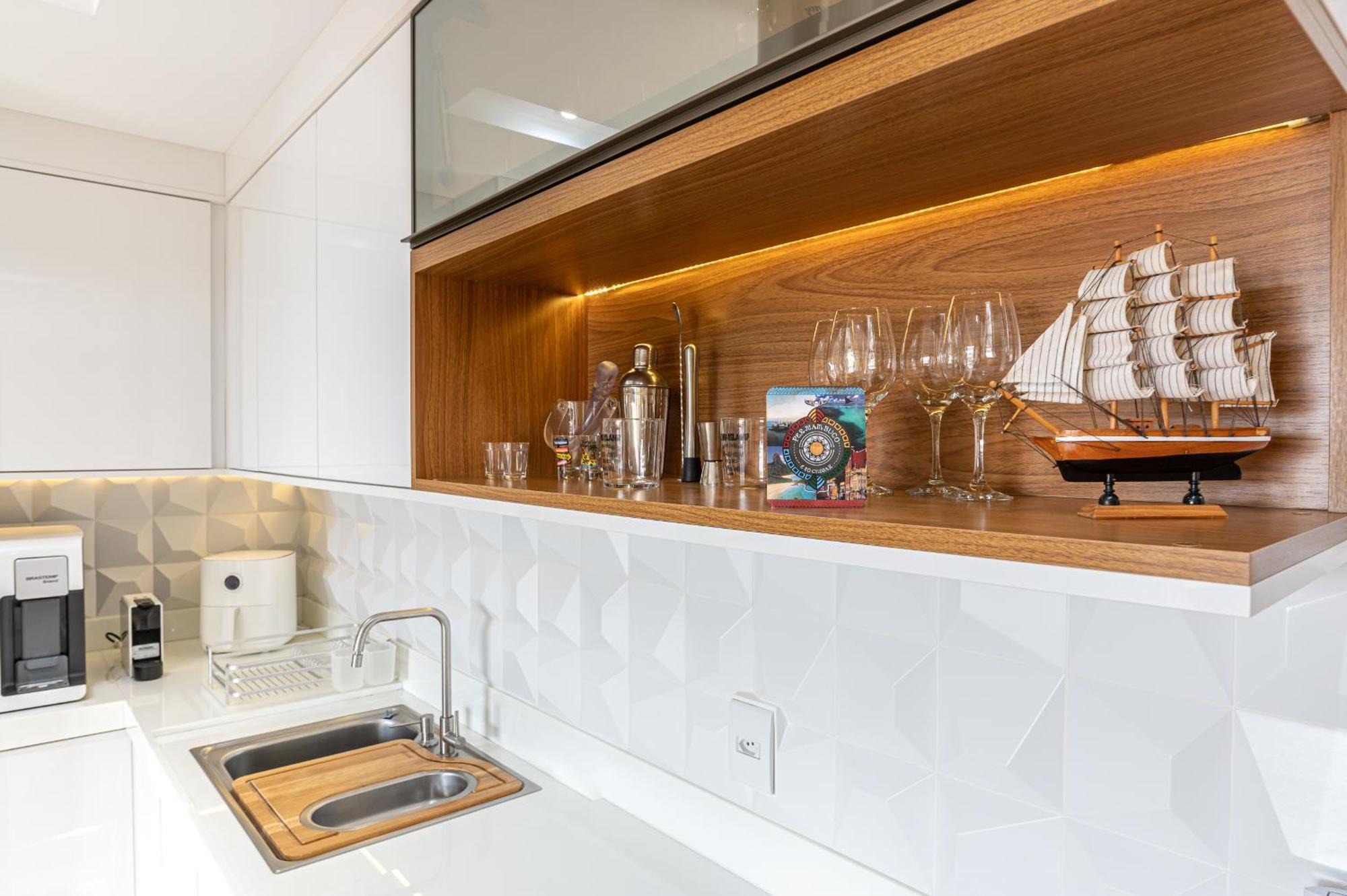 Cupe Living Beira Mar Flat Luxo Sofisticado 3qts