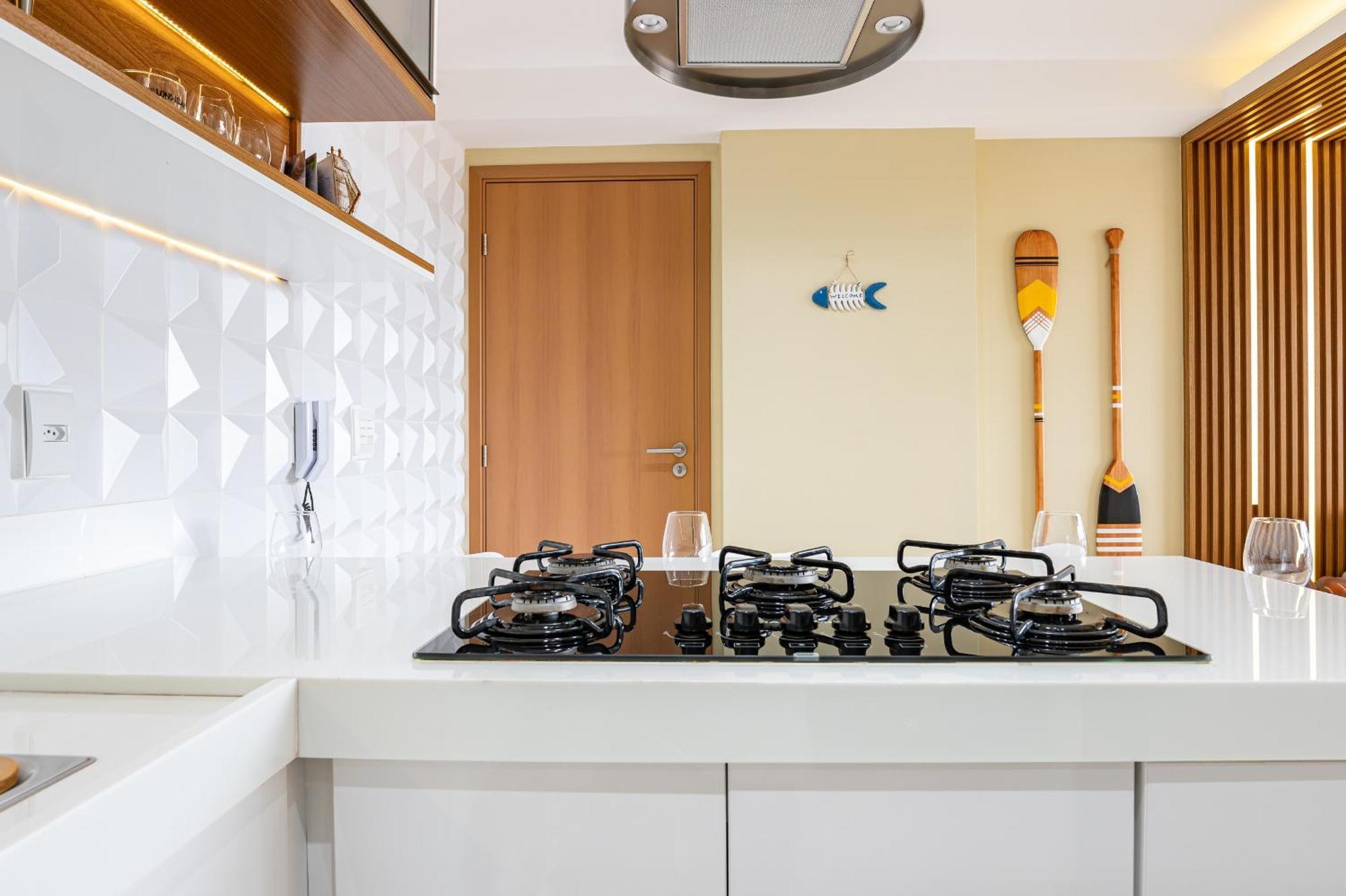 Apartamento Cupe Living Beira Mar Flat Luxo Sofisticado 3qts