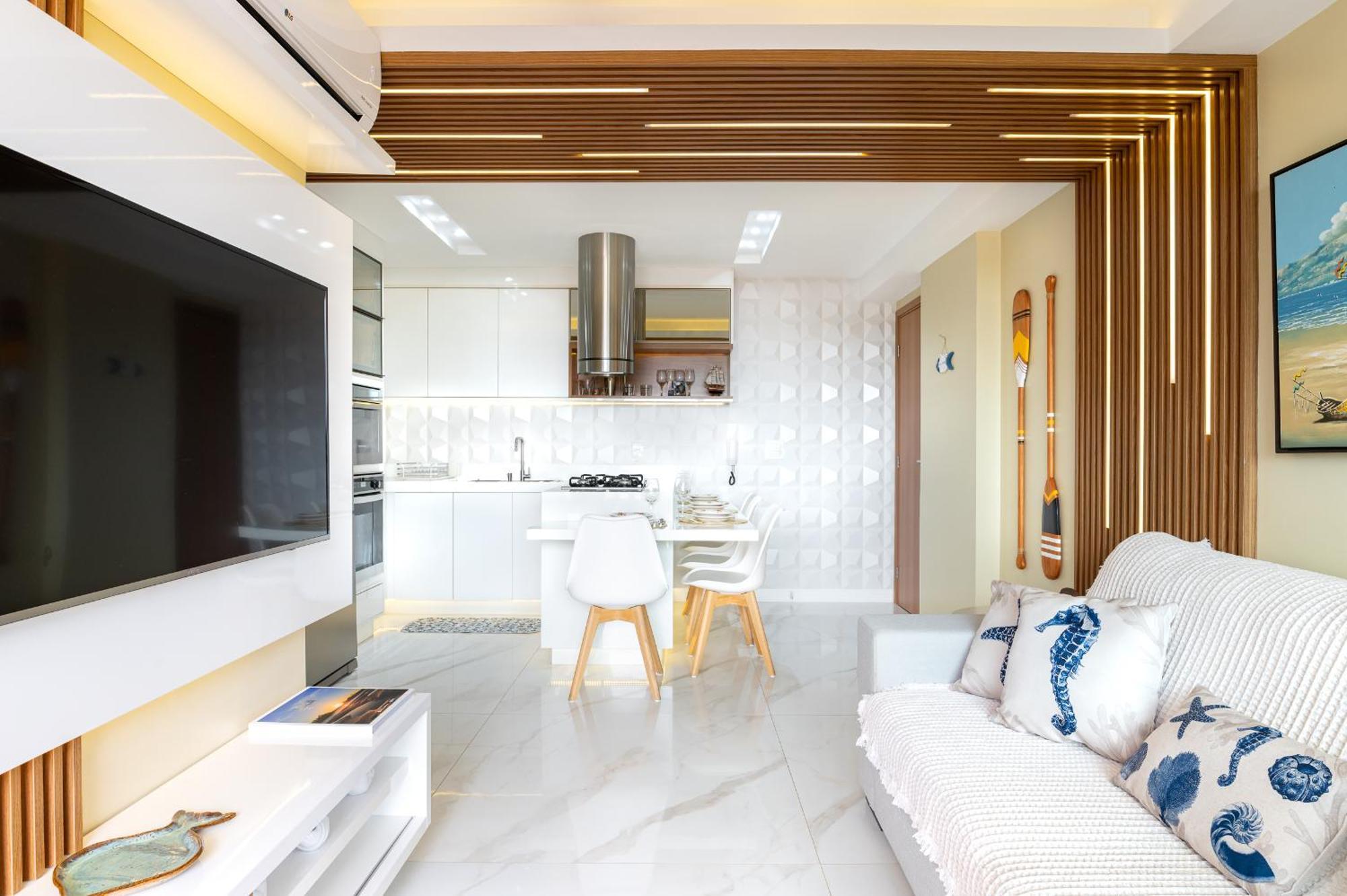 Cupe Living Beira Mar Flat Luxo Sofisticado 3qts Apartamento *