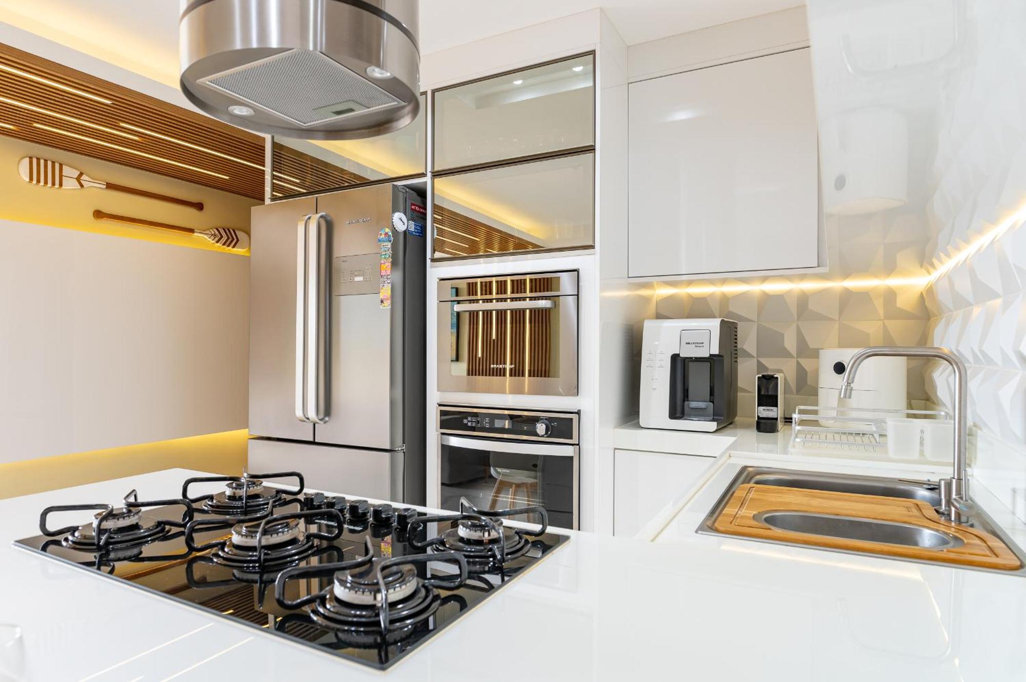 Cupe Living Beira Mar Flat Luxo Sofisticado 3qts